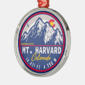 Harvard Colorado - 14 meter viertienerwandelaar Metalen Ornament (Links)