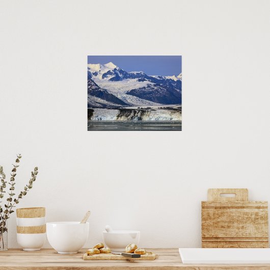 Harvard Glacier in College Fjord, Alaska 2 Poster (Keuken)
