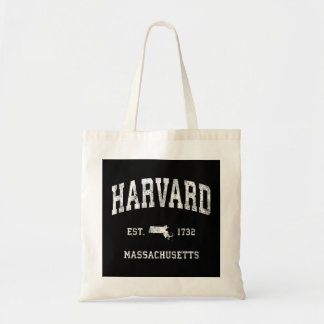 Harvard Massachusetts MA  Athletic Sports D Tote Bag