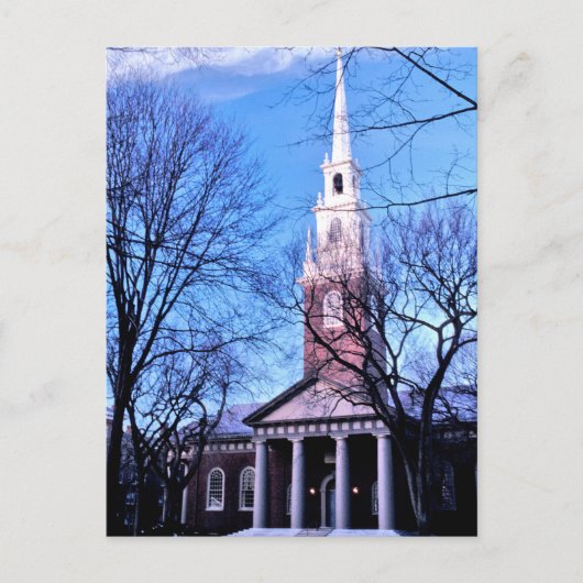 Harvard Memorial Chapel Briefkaart (Voorkant)