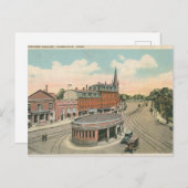 Harvard Square, Briefkaart 1920 (Voorkant / Achterkant)