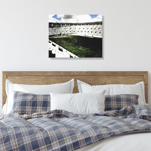 Harvard Stadium Canvas Afdruk (Insitu (Slaapkamer))