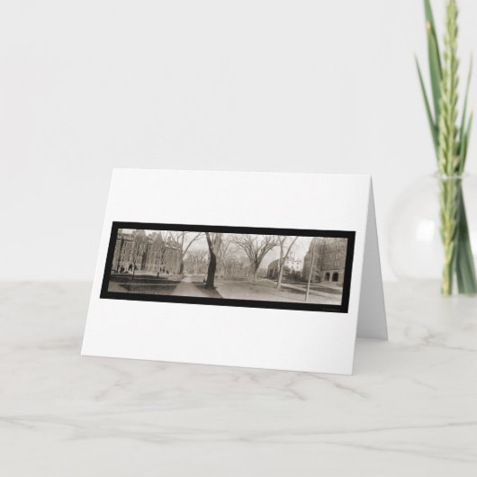 Harvard University MA Foto 1910 Kaart (Voorkant)