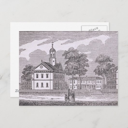 Harvard University uit 'Historisch' Briefkaart (Voorkant / Achterkant)