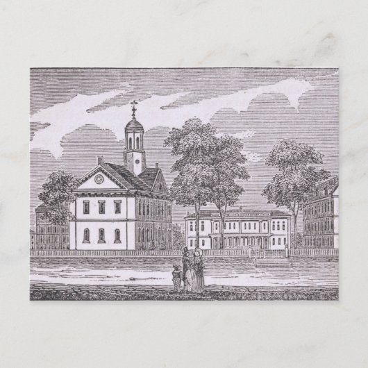 Harvard University uit 'Historisch' Briefkaart (Voorkant)