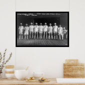 Harvard Varsity Rowing Crew 1915 Poster (Keuken)