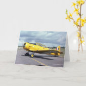 Harvard Vliegtuig Kaart (Gele Bloem)