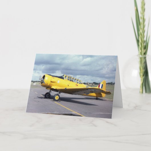 Harvard Vliegtuig Kaart (Voorkant)