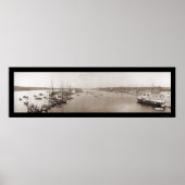 Harvard Yale Boat Race Foto 1905 Poster (Voorkant)