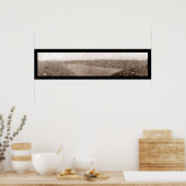 Harvard Yale Football Foto 1908 Poster (Keuken)