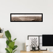 Harvard Yale Football Foto 1908 Poster (Thuiskantoor)