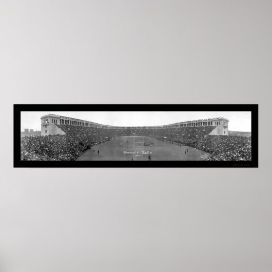 Harvard Yale Football Foto 1911 Poster (Voorkant)