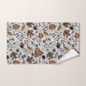 Harvest and Horns Koe Skull Roos Handdoek (Handdoek)