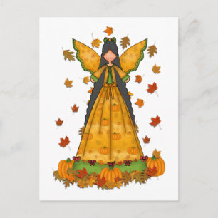 Harvest Angel Thanksgiving Briefkaart