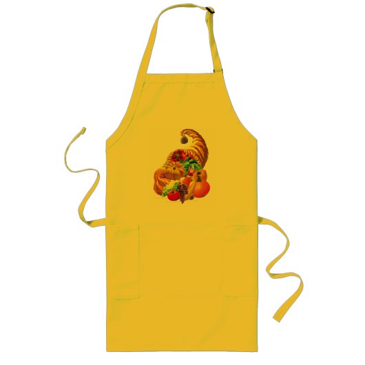 HARVEST Apron, langgeel Lang Schort (Voorkant)