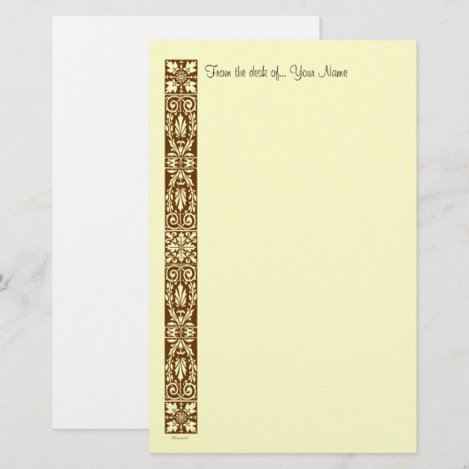  Harvest Art Custom Stationery Briefpapier (Voorkant / Achterkant)