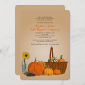 Harvest Basket Herfst Invitation Kaart (Voorkant / Achterkant)