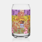Harvest Blessings Autumn Fruit Blikvorm Glas (Achterkant)