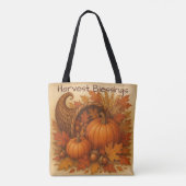 Harvest Blessings Cornucopia Tote Bag (Achterkant)