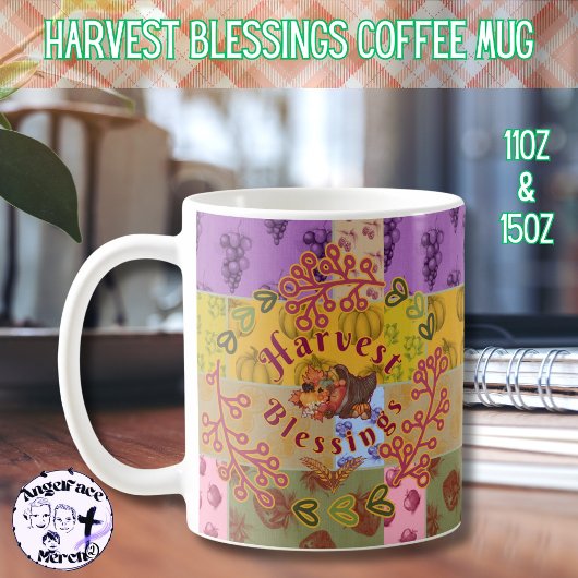 Harvest Blessings herfstfruit Koffiemok