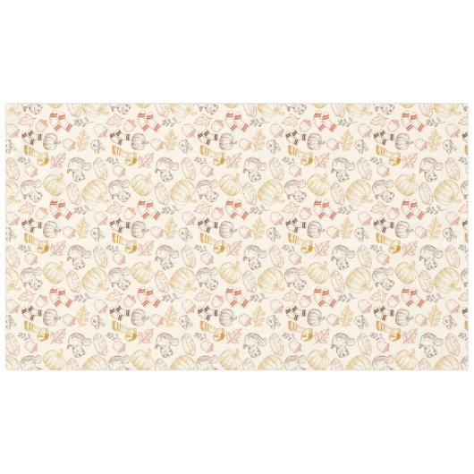 Harvest Blessings Thanksgiving tafelkleed (Voorkant (Horizontaal))