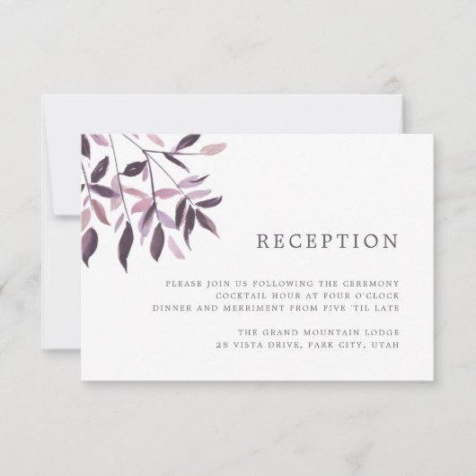 Harvest Blush | Kaart voor het ophalen van Waterve (Voorkant)