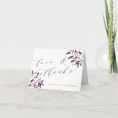 Harvest Blush Wedding Hartelijk dank Bedankkaart (Voorkant)