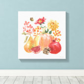 Harvest Bouquet Canvas Afdruk (Insitu (Houten vloer))