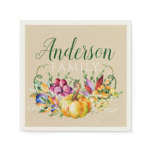 Harvest Bouquet Family Name Herfst