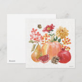 Harvest Bouquet Feestdagenkaart (Voorkant / Achterkant)