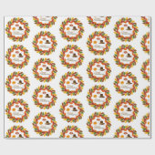 Harvest Celebration Thanksgiving Wrapping Paper Cadeaupapier (Vlak)