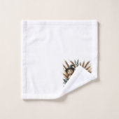 Harvest Companions - Lantaarnlicht en herfstgeest Bad Handdoek (Wasdoekje)