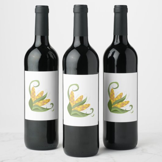 Harvest Corn Wijn Etiket (Flessen)