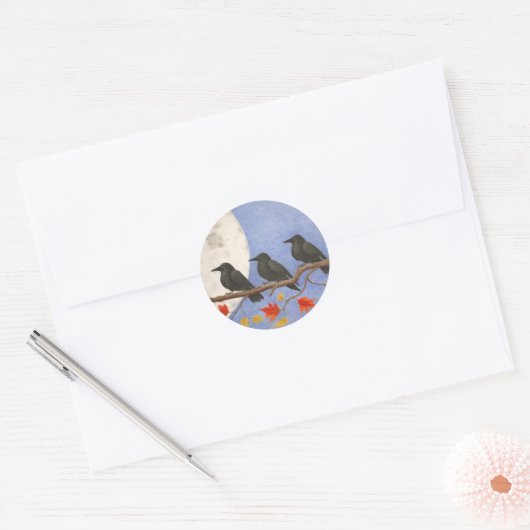 Harvest Crows Sticker (Envelop)