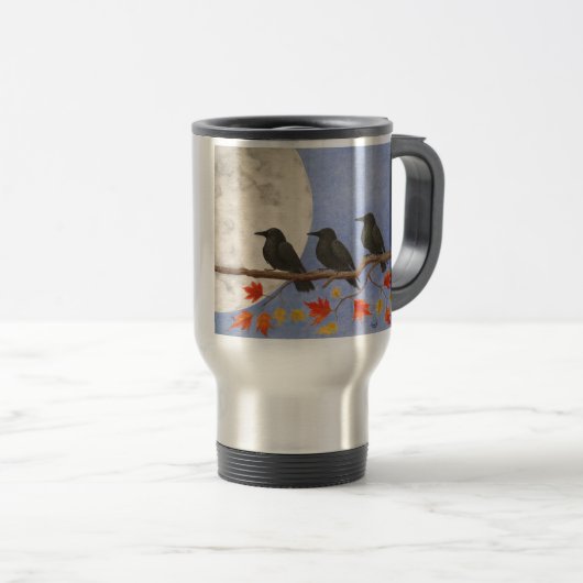 Harvest Crows Travel Mug Reisbeker (Voorkant rechts)