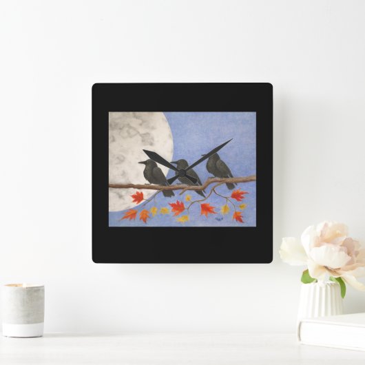 Harvest Crows Wall klok (Huis)