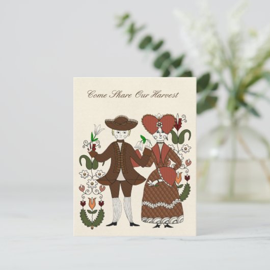 Harvest Dance Kaart (Staand voorkant)