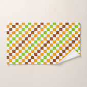 Harvest diagonal checkerboard pattern bad handdoek (Handdoek)