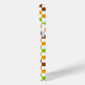 Harvest diagonal checkerboard pattern Case-Mate iPhone case (Achterkant / Links)