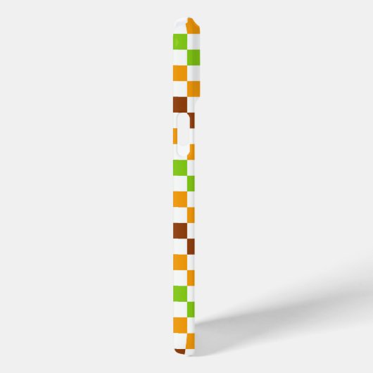 Harvest diagonal checkerboard pattern Case-Mate iPhone case (Achterkant / Rechts)