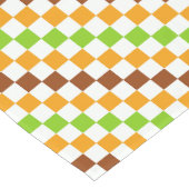 Harvest diagonal checkerboard pattern korte tafelloper (Hoek)
