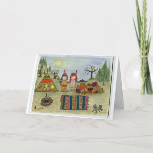 "Harvest Feast" Feestdagen Kaart