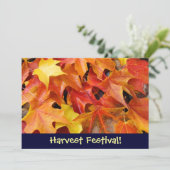 Harvest Festival! Aankondigingen van uitnodigingen (Staand voorkant)