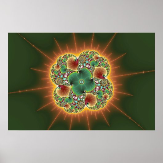 Harvest Festival - Abstracte kunst Poster (Voorkant)