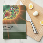 Harvest Festival - Abstracte kunst Theedoek (Quarter Fold)