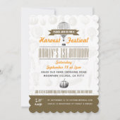 Harvest Festival Birthday Invitations Save Date Save The Date (Voorkant)