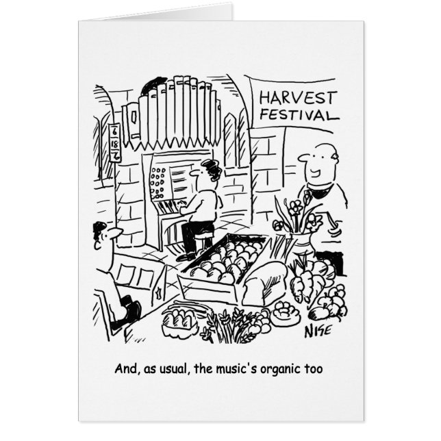 Harvest Festival Church Service with Church Organ (Voorkant)