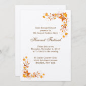 Harvest Festival Invitation Card Kaart (Voorkant / Achterkant)