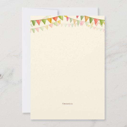 Harvest Festival Kaart (Achterkant)