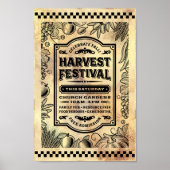 HARVEST FESTIVAL POSTER (Voorkant)